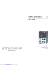 Extron electronics MIX 301 User Manual