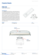 Extron electronics PCM 240 Brochure