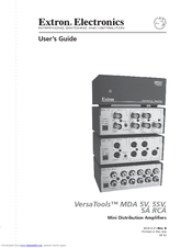 Extron electronics VersaTools 5SV User Manual