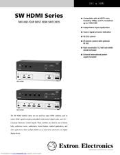 Extron electronics SW HDMI Series Brochure