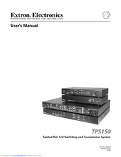 Extron electronics TPS150 User Manual