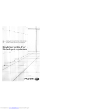 Fagor SFA-8CELX Installation And Operating Instructions Manual