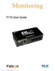 RLE Technologies MONITORING F110 User Manual