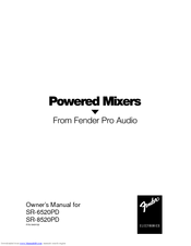 Fender SR-6520PD Owner's Manual