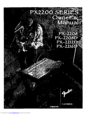 Fender PX-2212D Owner's Manual