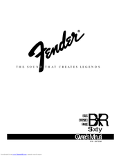 Fender BXR 60 Owner's Manual