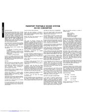 Fender Speaker System User Manual