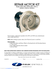 Field Controls SWGII-4HD Instruction Manual