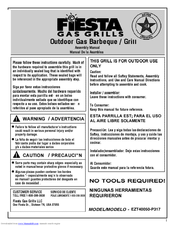 Fiesta OUTDOOR GAS BARBEQUE/GRILL EZT40050-P317 Assembly Manual