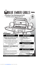 Fiesta Blue Ember Grills FG50057 Assembly Manual And Use And Care