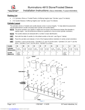 Travis Industries Illuminations 4915 Installation Instructions