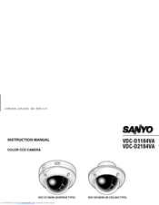Sanyo VDC-D1184VA Instruction Manual