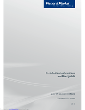 Fisher & Paykel ELBA CG604 Series Installation Instructions And User Manual