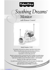 Fisher-Price SOOTHING  DREAMS 71597 User Manual