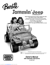 Fisher-Price Power Wheels BARBIE JAMMIN' JEEP H3427 Owner's Manual