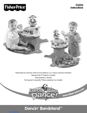 Fisher-Price Dancin' Bandstand C6326 Instruction Sheet