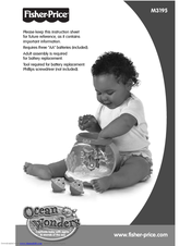 Fisher-Price OCEAN WONDERS M3195 Instruction Sheet