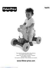 Fisher-Price T6075 Instruction Sheet