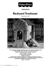 Fisher-Price Backyard TREEHOUSE 75972 Instructions Manual