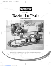 Fisher-Price TOOTS THE TRAIN 74878 Instructions Manual