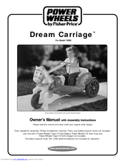Fisher-Price Dream Carriage 74260 Owner's Manual With Assembly Instructions