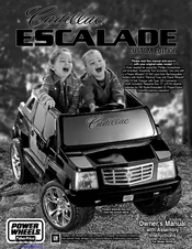 Fisher-Price CADILLAC ESCALADE H0440 Owner's Manual & Assembly Instructions