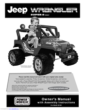 Fisher-price JEEP Wrangler B1501 Manuals | ManualsLib