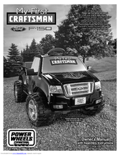 Fisher-Price CRAFTSMAN F-150 Owner's Manual With Assembly Instructions