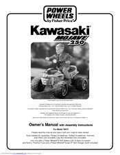Fisher-Price KAWASAKI MOJAVE 250 78473 Owner's Manual & Assembly Instrucowner's Manual & Assembly Instructions