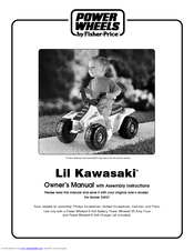 Fisher-Price LIL KAWASAKI 76937 Owner's Manual & Assembly Instructions