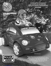 Fisher-Price Volkswagen NEW BEETLE L1114 Owner's Manual & Assembly Instructions