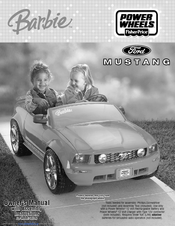Fisher-Price Barbie Ford Mustang L6349 Owner's Manual & Assembly Instructions