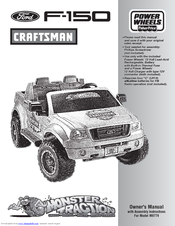 Fisher-Price Ford F-150 Craftsman M9779 Owner's Manual & Assembly Instructions