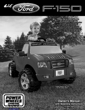 Fisher-Price lil'Ford F-150 Owner's Manual & Assembly Instructions