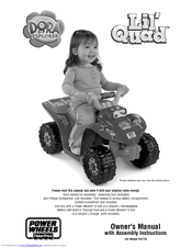 Fisher-Price Power Wheels Lil's Quad V3710 Owner's Manual With Assembly Instructions