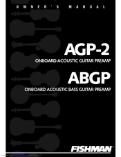 Fishman AGP-2 Owner's Manual