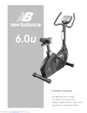 New Balance 6.0u Owner's Manual