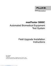 Fluke Network Device MedTester 5000C Installation Instructions Manual