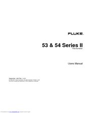 Fluke 53 User Manual