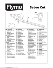 Flymo Sabre Cut Specification Sheet