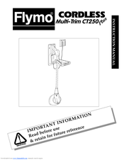 Flymo Cordless Multi-Trim MCT250 Instruction Manual