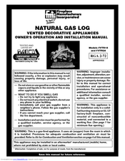 FMI FVTR18 Owner's Operation And Installation Manual