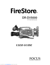 Focus FireStore DR-DV5000 User Manual