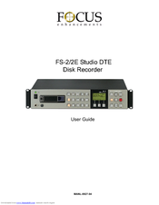 Focus Firestore FS-2E User Manual