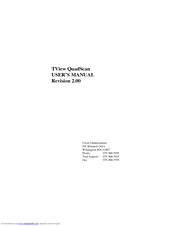 Focus TView Quad Scan User Manual