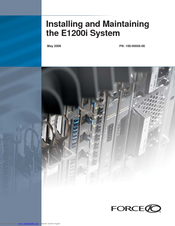 Force 10 Force10 TeraScale E-Series E1200i Installing And Maintaining