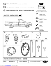 Ford 20055C3Z-15200-AC Installation Instruction