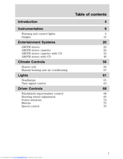 Ford Vehicle Manual