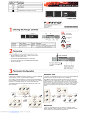 Fortinet FortiMail-2000A Quick Start Manual