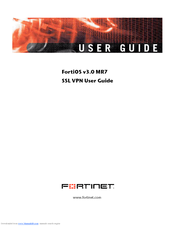 Fortinet FORTIOS V3.0 MR7 User Manual